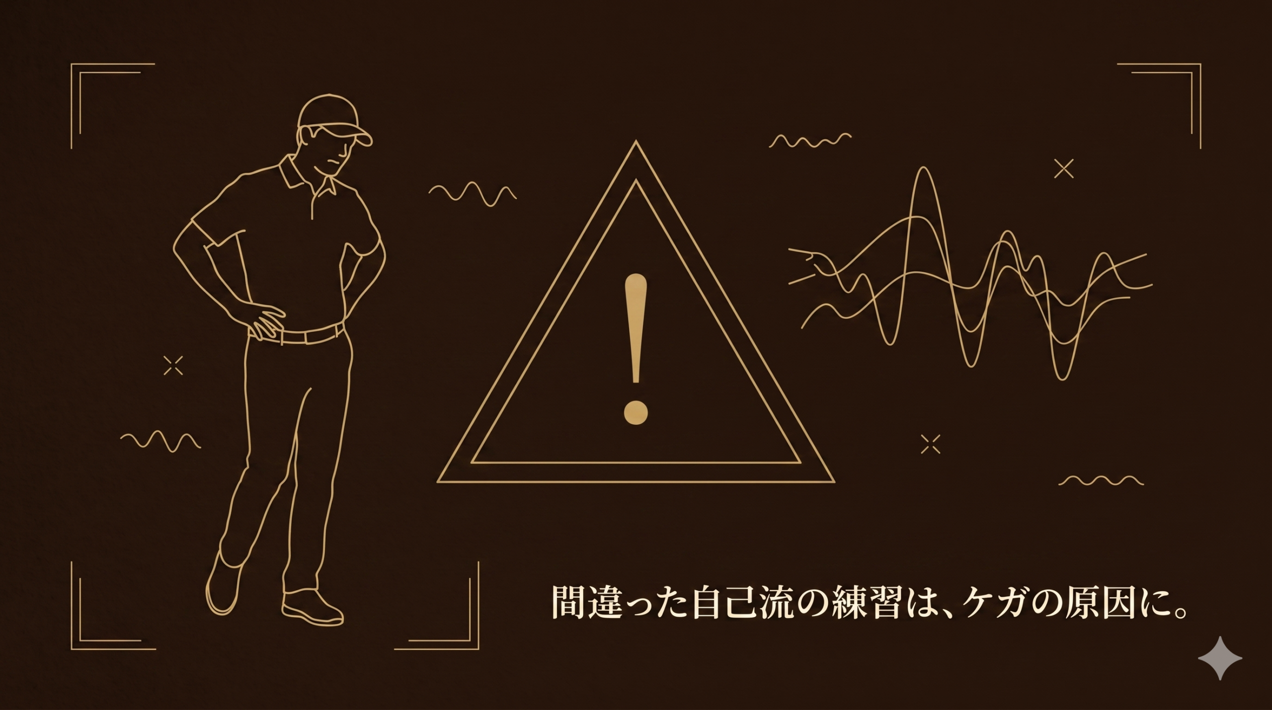 間違った自己流の練習はケガの原因に